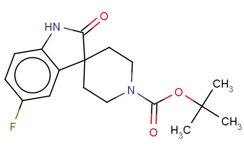 1'-BOC-5-FLUORO-1,2-DIHYDRO-2-OXO-SPIRO[3H-INDOLE-3,4'-PIPERIDINE]